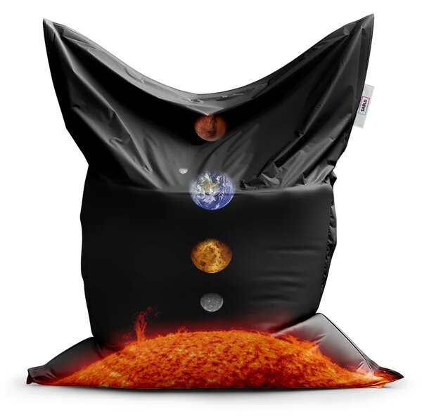Sablio Sedací vak Classic Planety a slunce - 150x100 cm