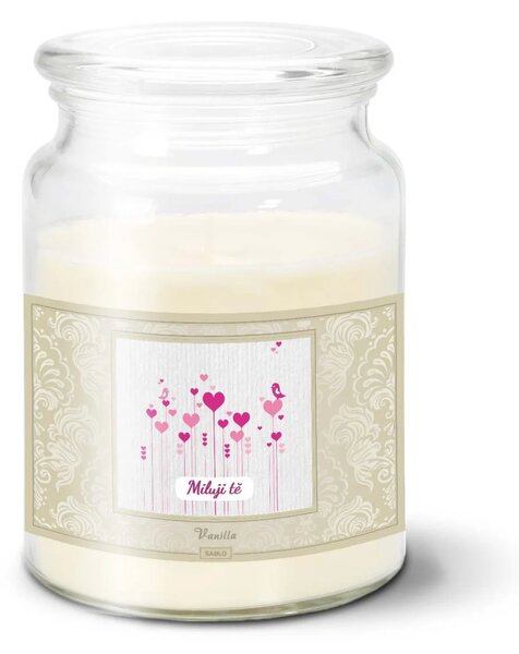 Sablio Svíčka Miluji tě - 500 g