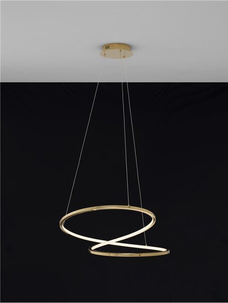 Nova Luce Závěsné LED svítidlo GIRISH, 40W 3000K stmívatelné