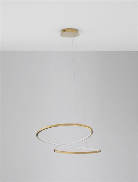 Nova Luce Závěsné LED svítidlo GIRISH, 40W 3000K stmívatelné