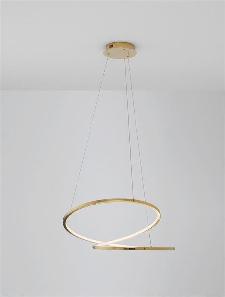 Nova Luce Závěsné LED svítidlo GIRISH, 40W 3000K stmívatelné