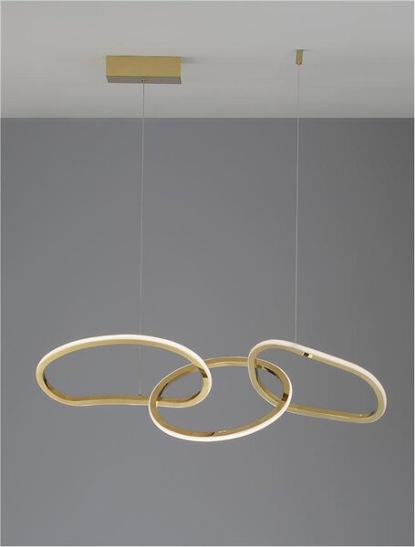 Nova Luce Závěsné LED svítidlo GIRISH, 40W 3000K stmívatelné