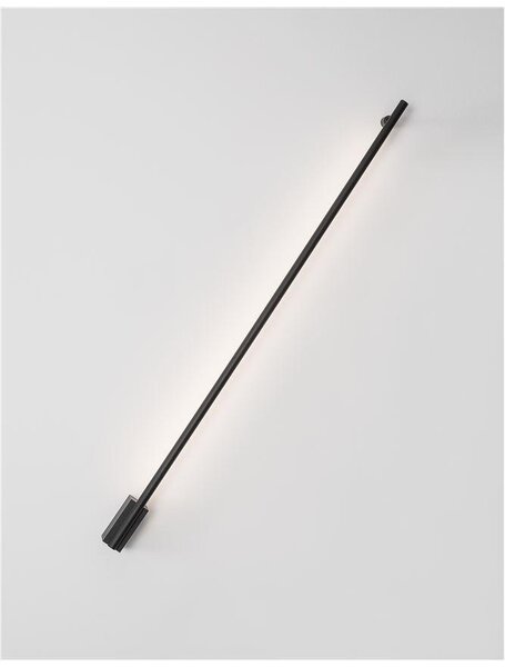 Nova Luce Nástěnné LED svítidlo GROPIUS černý hliník 15W 3000K