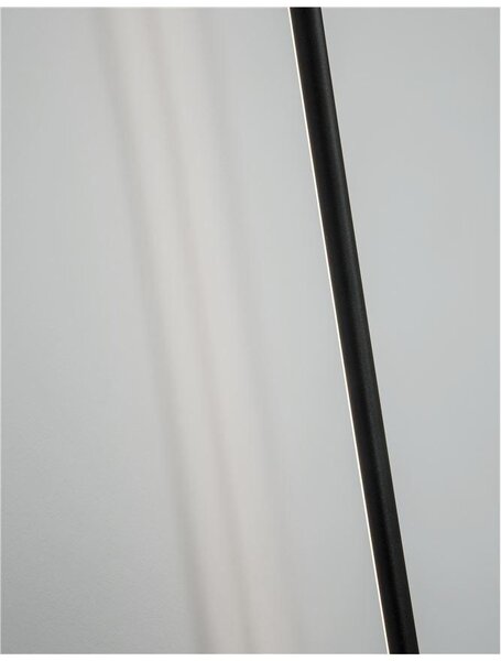 Nova Luce Nástěnné LED svítidlo GROPIUS černý hliník 20W 3000K