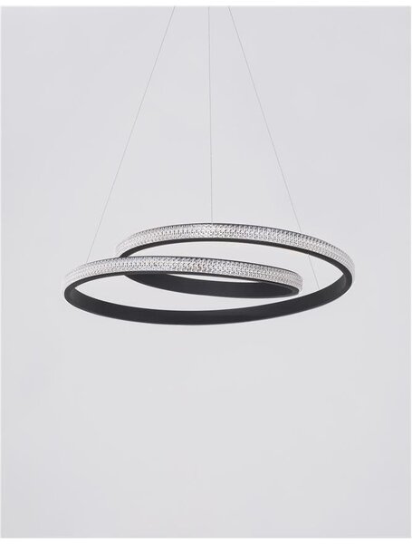 Nova Luce Závěsné LED svítidlo GRANIA, 25W 3000K stmívatelné Barva: Zlatá
