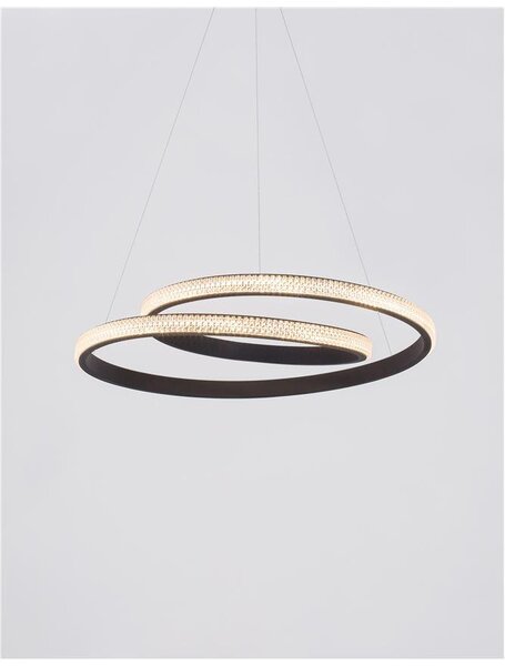 Nova Luce Závěsné LED svítidlo GRANIA, 25W 3000K stmívatelné Barva: Zlatá