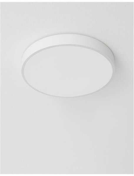 Nova Luce Stropní LED svítidlo HADON, 24W 3000K Barva: Bílá
