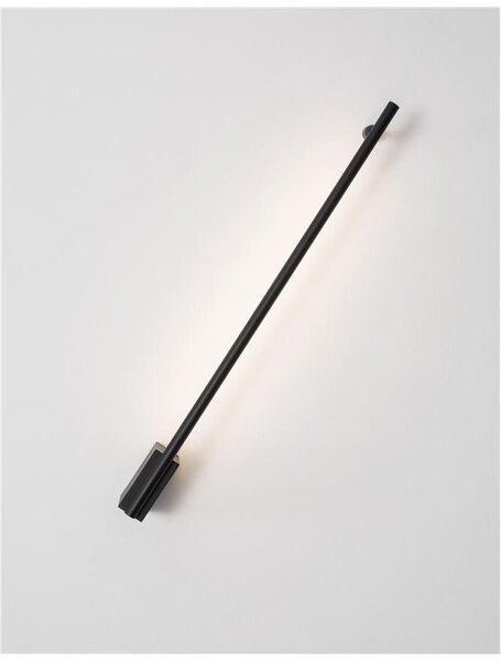 Nova Luce Nástěnné LED svítidlo GROPIUS černý hliník 10W 3000K