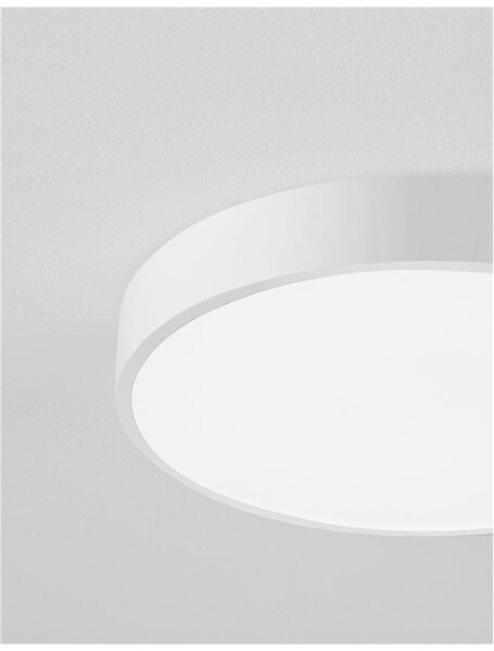 Nova Luce Stropní LED svítidlo HADON, 24W 3000K Barva: Bílá