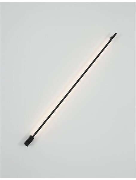 Nova Luce Nástěnné LED svítidlo GROPIUS černý hliník 20W 3000K