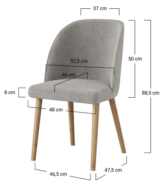 Massivo.cz Čalouněná židle Olbia, R25