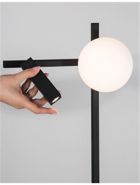 Nova Luce Stojací LED lampa JOLINE, 3200K čtecí lampička