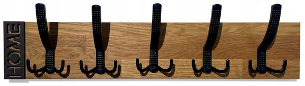 Nástěnný věšák na oblečení Modern dřevěný Dub 60 cm do předsíně