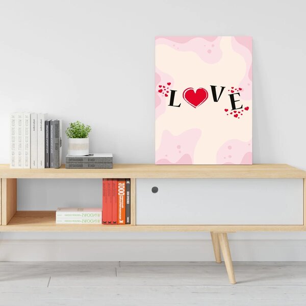 Sablio Dárková cedulka Love: 30x40 cm