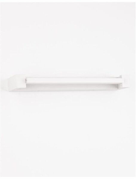 Nova Luce Nástěnné LED svítidlo LINE bílá hliník a akryl 12W 3000K
