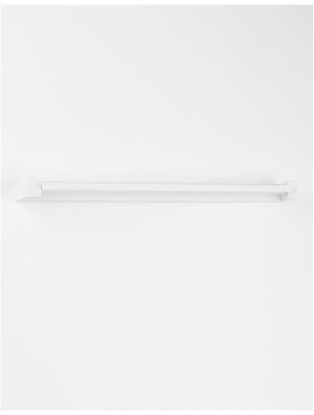 Nova Luce Nástěnné LED svítidlo LINE bílá hliník a akryl 20W 3000K