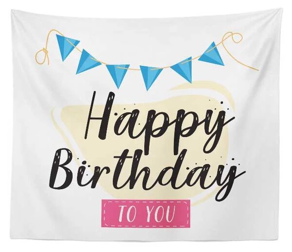 Sablio Deka Happy Birthday to you : 150x120 cm