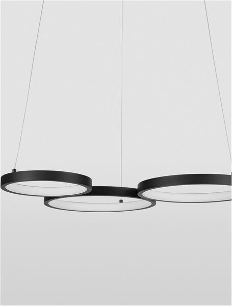 Nova Luce Závěsné LED svítidlo MAGNUS, 28W 3000K stmívatelné Barva: Mosaz