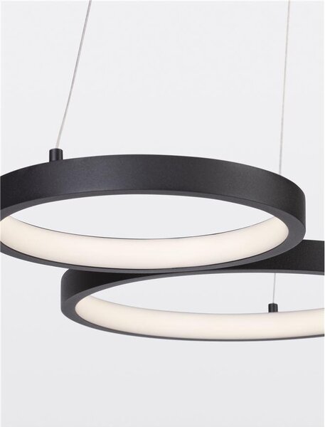 Nova Luce Závěsné LED svítidlo MAGNUS, 28W 3000K stmívatelné Barva: Mosaz