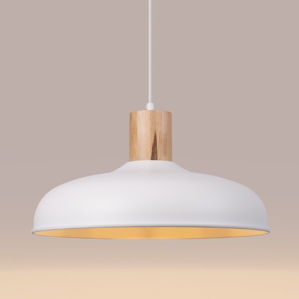 Sollux Lighting Závěsná lampa INDY bílá