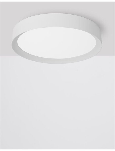 Nova Luce Stropní LED svítidlo LUTON, 47W 3000K Barva: Černá