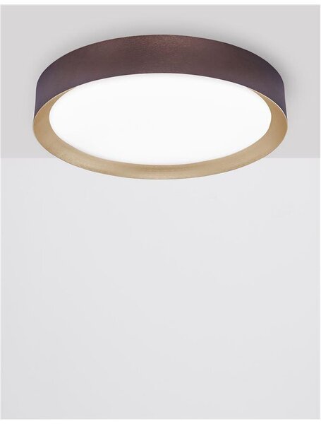 Nova Luce Stropní LED svítidlo LUTON, 47W 3000K Barva: Černá