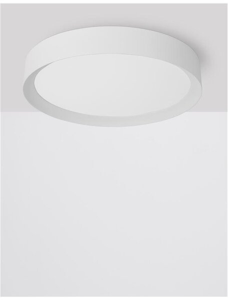 Nova Luce Stropní LED svítidlo LUTON, 47W 3000K Barva: Černá