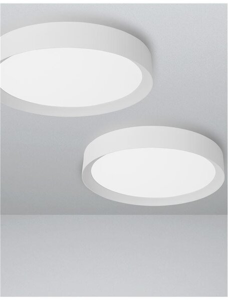 Nova Luce Stropní LED svítidlo LUTON, 47W 3000K Barva: Černá