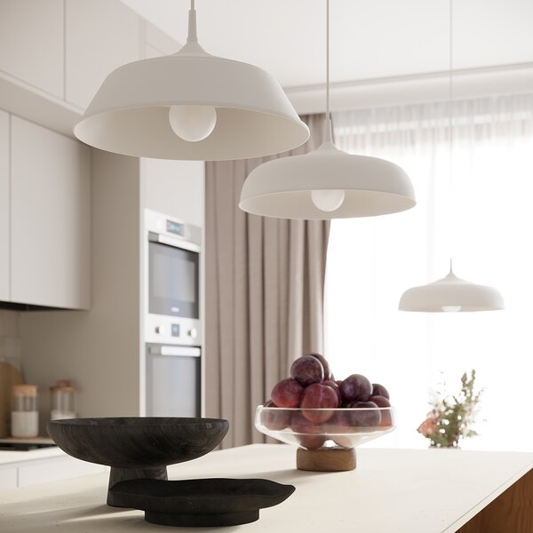 Sollux Lighting Závěsná lampa GINA bílá