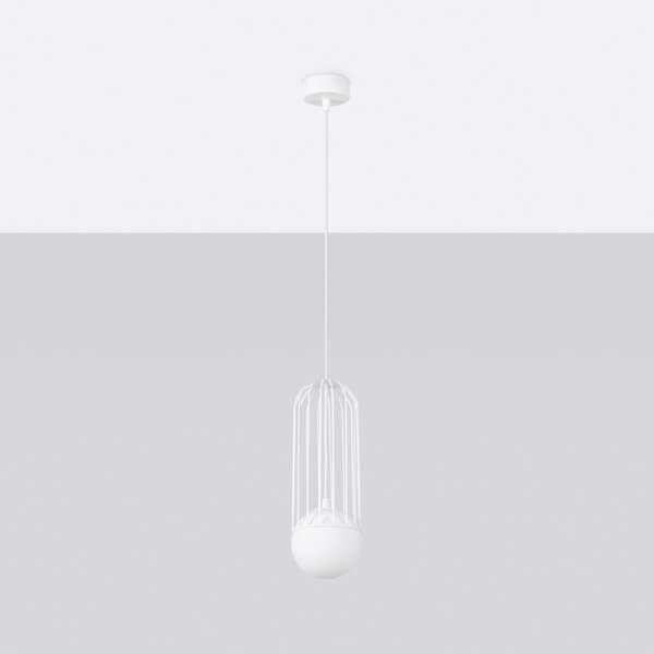 Sollux Lighting Závěsné svítidlo BRINA 1 bílé
