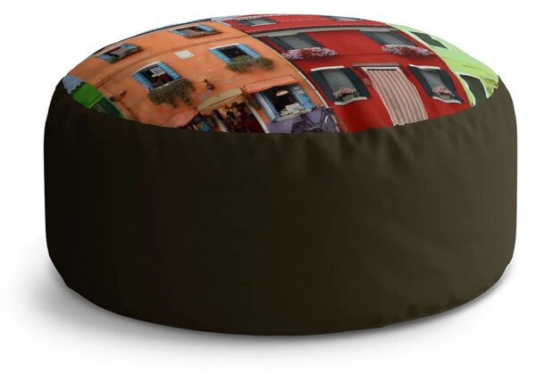 Sablio Taburet Circle Domky: 38x48 cm