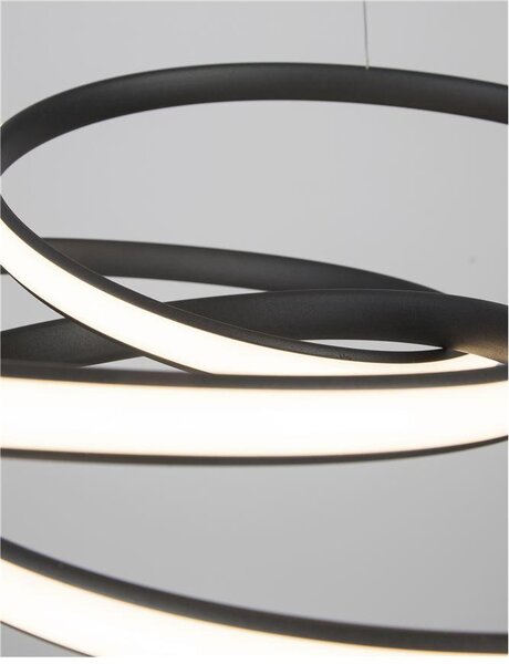 Nova Luce Závěsné LED svítidlo MENTON, 43W 3000K stmívatelné Barva: Bílá