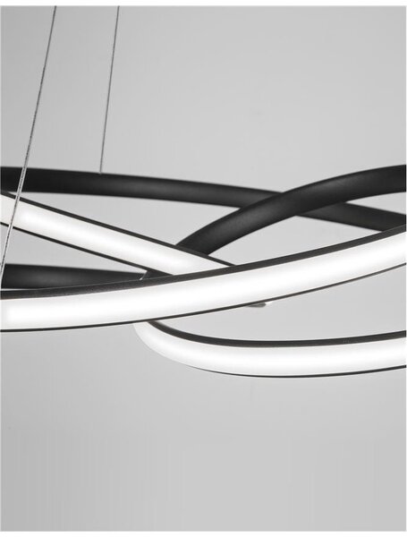 Nova Luce Závěsné LED svítidlo MENTON, 43W 3000K stmívatelné Barva: Bílá