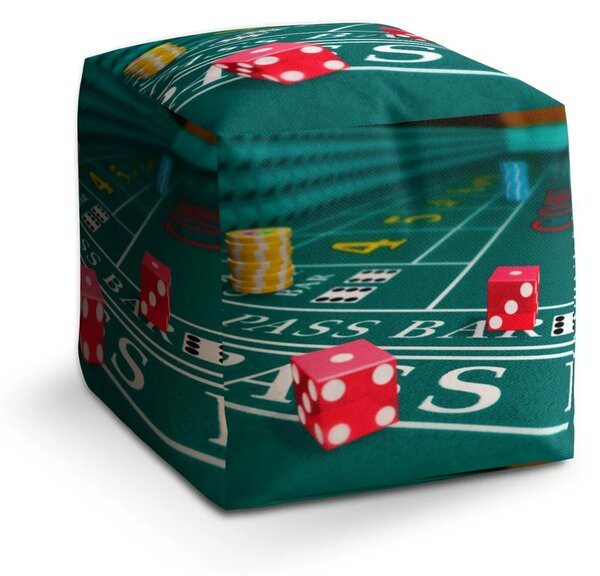 Sablio Taburet Cube Kostky - 40x40x40 cm