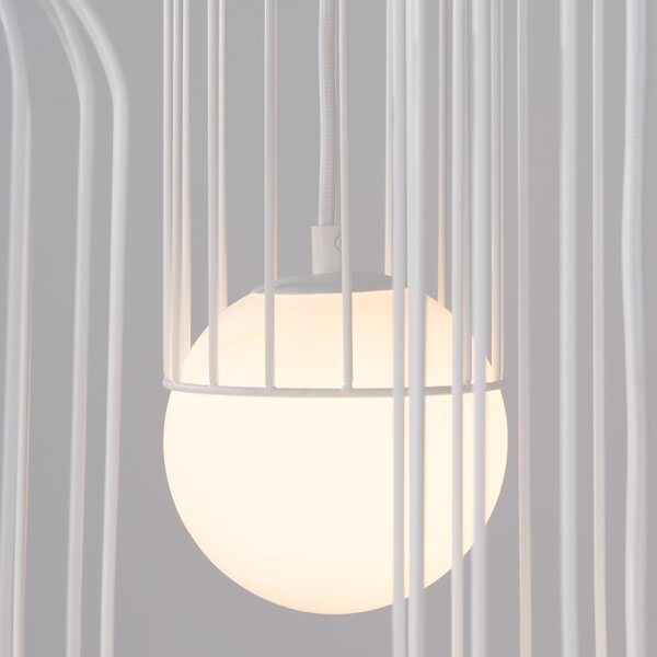 Sollux Lighting Závěsné svítidlo BRINA 3P bílé