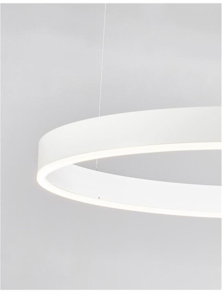 Nova Luce Závěsné LED svítidlo MOTIF, ø 80cm, 48W 3000K stmívatelné Barva: Mosaz