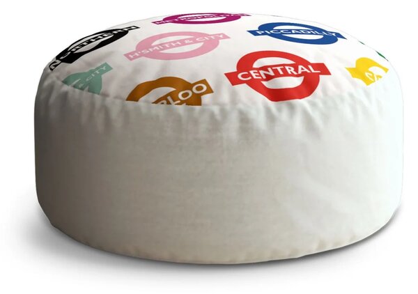 Sablio Taburet Circle Metro: 38x48 cm