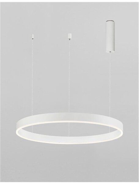 Nova Luce Závěsné LED svítidlo MOTIF, ø 60cm, 40W 3000K stmívatelné Barva: Mosaz
