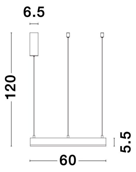 Nova Luce Závěsné LED svítidlo MOTIF, ø 60cm, 40W 3000K stmívatelné Barva: Mosaz