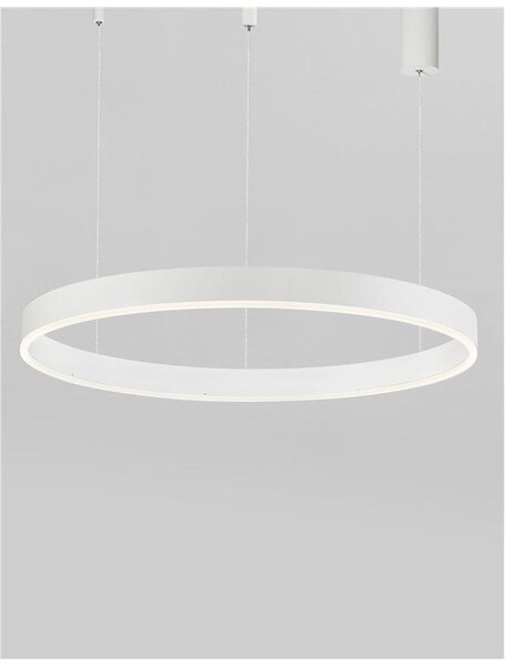 Nova Luce Závěsné LED svítidlo MOTIF, ø 80cm, 48W 3000K stmívatelné Barva: Mosaz