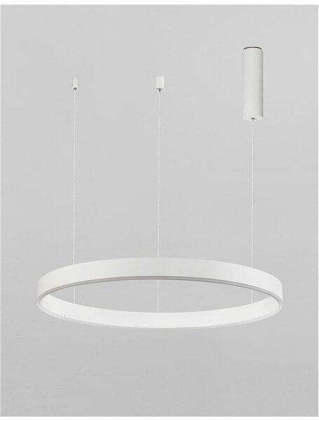 Nova Luce Závěsné LED svítidlo MOTIF, ø 60cm, 40W 3000K stmívatelné Barva: Mosaz