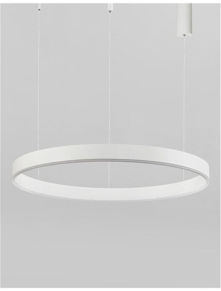 Nova Luce Závěsné LED svítidlo MOTIF, ø 100cm, 55W 3000K stmívatelné Barva: Mosaz