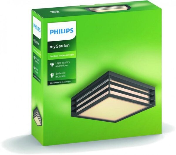 PH 17350/93/PN Venkovní stropní svítidlo Philips Moonshine 17350/93/PN antracitové - PHILIPS (915005382401)