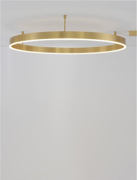 Nova Luce Stropní LED svítidlo MOTIF, ø 100cm, 55W 3000K stmívatelné Barva: Bílá