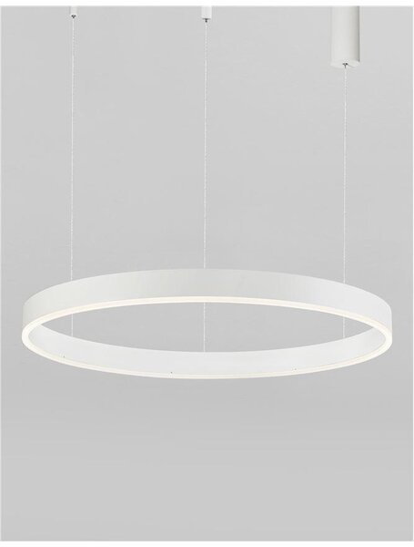 Nova Luce Závěsné LED svítidlo MOTIF, ø 100cm, 55W 3000K stmívatelné Barva: Mosaz