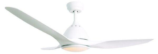 ACA Lighting stropní svítidlo s ventilátorem stmívatelné LED 132cm DC 40W bílá s dálkovým ovládáním FANKVWH20G