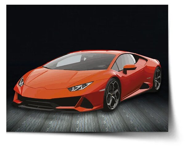 Sablio Plakát Sportovní auto 1 - 60x40 cm