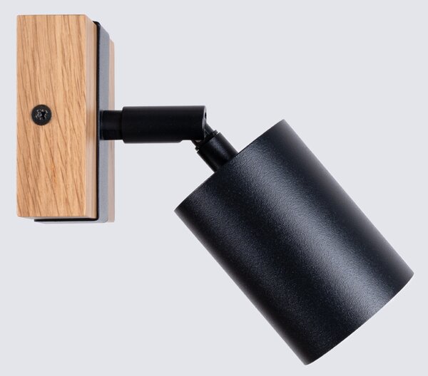 Sollux Lighting Nástěnné svítidlo FAGER 1 černé