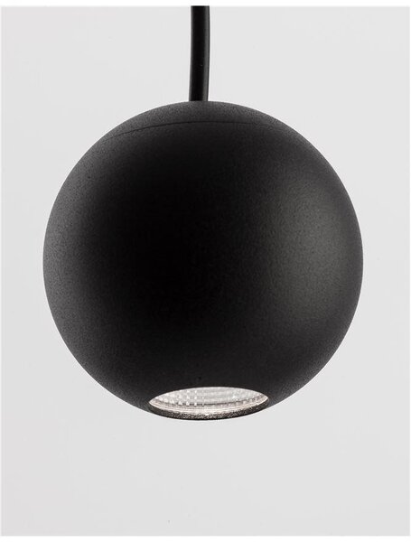 Nova Luce Závěsné LED svítidlo NOCC, 4.5W 3000K Barva: Černá
