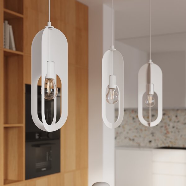 Sollux Lighting Závěsné svítidlo NICUS 1 bílé